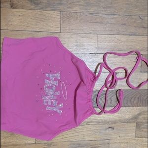 shein, XS, honey rhinestones, hot pink, cotton,